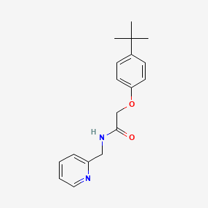 molecular formula C18H22N2O2 B5877848 2-(4-tert-butylphenoxy)-N-(2-pyridinylmethyl)acetamide CAS No. 5813-50-3