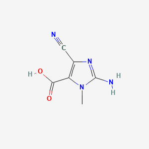 2-amino-4-cyano-1-methyl-1H-imidazole-5-carboxylic acid