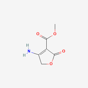 molecular formula C6H7NO4 B587789 Methyl 4-amino-2-oxo-2,5-dihydrofuran-3-carboxylate CAS No. 148806-70-6