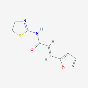 N-(4,5-dihydro-1,3-thiazol-2-yl)-3-(2-furyl)acrylamide
