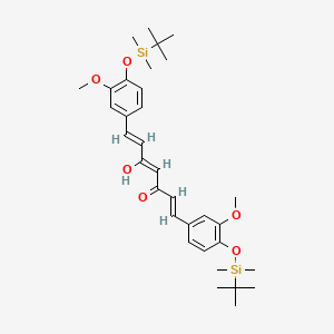 molecular formula C33H48O6Si2 B587795 Di-(tert-Butyl-dimethylsilyl) Curcumin CAS No. 1134639-23-8