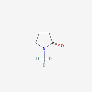 molecular formula C5H9NO B587800 1-Methyl-2-pyrrolidinone-d3 CAS No. 933-86-8