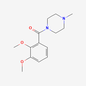 molecular formula C14H20N2O3 B5878101 1-(2,3-dimethoxybenzoyl)-4-methylpiperazine 