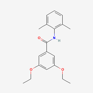 molecular formula C19H23NO3 B5878107 N-(2,6-dimethylphenyl)-3,5-diethoxybenzamide CAS No. 6015-70-9