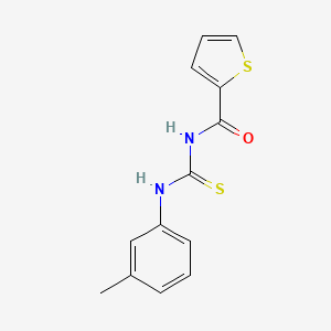 N-{[(3-methylphenyl)amino]carbonothioyl}-2-thiophenecarboxamide
