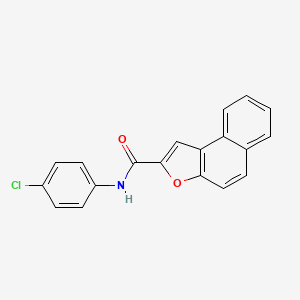 molecular formula C19H12ClNO2 B5878167 N-(4-chlorophenyl)naphtho[2,1-b]furan-2-carboxamide 