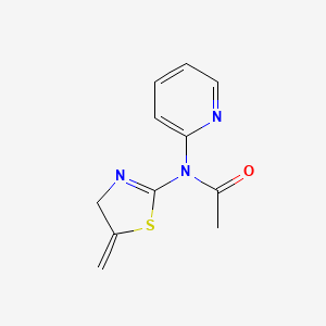 N-(5-methylene-4,5-dihydro-1,3-thiazol-2-yl)-N-2-pyridinylacetamide
