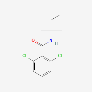 molecular formula C12H15Cl2NO B5878195 2,6-dichloro-N-(1,1-dimethylpropyl)benzamide 