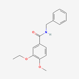 molecular formula C17H19NO3 B5878202 N-benzyl-3-ethoxy-4-methoxybenzamide 
