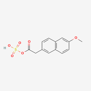 molecular formula C13H12O6S B587823 (6-Methoxynaphthalen-2-yl)acetyl hydrogen sulfate CAS No. 1246819-61-3