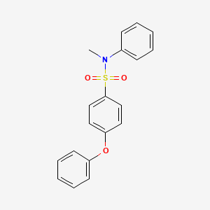 molecular formula C19H17NO3S B5878242 N-methyl-4-phenoxy-N-phenylbenzenesulfonamide 