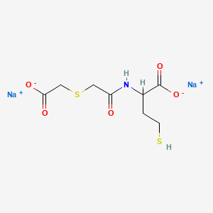 molecular formula C8H11NNa2O5S2 B587847 厄多司坦二钠盐 CAS No. 254884-18-9