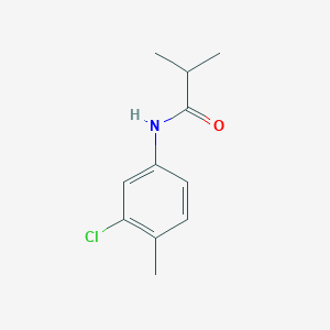 molecular formula C11H14ClNO B5878563 N-(3-chloro-4-methylphenyl)-2-methylpropanamide 