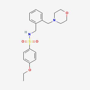 molecular formula C20H26N2O4S B5878615 4-ethoxy-N-[2-(4-morpholinylmethyl)benzyl]benzenesulfonamide 