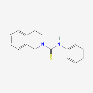 molecular formula C16H16N2S B5878621 N-phenyl-3,4-dihydro-2(1H)-isoquinolinecarbothioamide CAS No. 89652-23-3