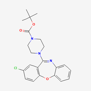 molecular formula C22H24ClN3O3 B587865 N-tert-Butoxycarbonyl Amoxapine CAS No. 1246816-84-1