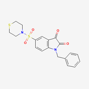 1-Benzyl-5-thiomorpholinosulfonyl Isatin