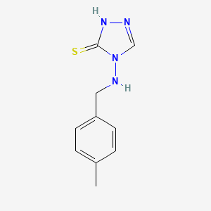 molecular formula C10H12N4S B5878680 4-[(4-methylbenzyl)amino]-4H-1,2,4-triazole-3-thiol 