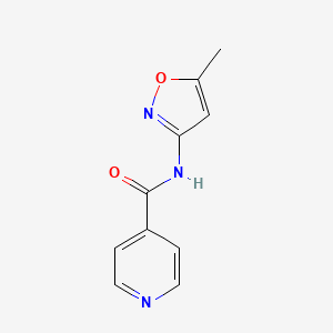 molecular formula C10H9N3O2 B5878685 N-(5-methyl-3-isoxazolyl)isonicotinamide CAS No. 5246-84-4