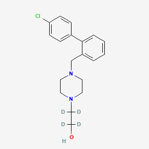 molecular formula C19H23ClN2O B587874 2-[4-[(4-Chlorophenyl)phenylmethyl]-1-piperazinyl]ethanol-d4 CAS No. 1794756-21-0