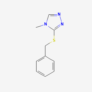 molecular formula C10H11N3S B5878740 3-(苄基硫代)-4-甲基-4H-1,2,4-三唑 