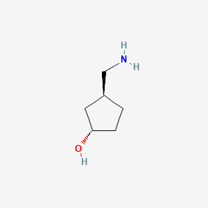 molecular formula C6H13NO B587878 (1S,3S)-3-Aminomethyl-cyclopentanol CAS No. 1007306-62-8
