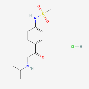molecular formula C12H19ClN2O3S B587880 索他洛尔盐酸盐 CAS No. 5576-49-8