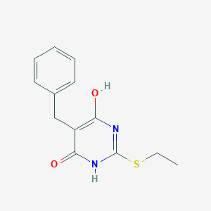 molecular formula C13H14N2O2S B5878808 5-benzyl-2-(ethylthio)-6-hydroxy-4(3H)-pyrimidinone 