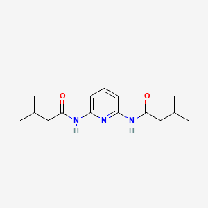 molecular formula C15H23N3O2 B5878845 N,N'-2,6-pyridinediylbis(3-methylbutanamide) 