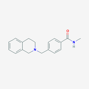 molecular formula C18H20N2O B5878885 4-(3,4-dihydro-2(1H)-isoquinolinylmethyl)-N-methylbenzamide 
