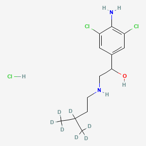 molecular formula C13H21Cl3N2O B587891 Clenisopenterol-d7 Hydrochloride CAS No. 1794752-28-5