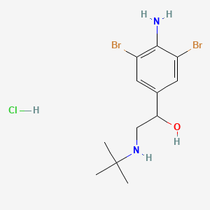 molecular formula C12H19Br2ClN2O B587892 Brombuterol hydrochloride CAS No. 21912-49-2