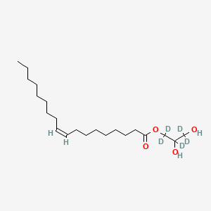 molecular formula C21H40O4 B587898 外消旋 1-油酰甘油-d5 CAS No. 565183-24-6