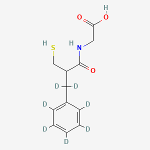 molecular formula C12H15NO3S B587901 Thiorphan-d7 CAS No. 1276297-68-7