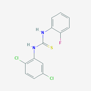molecular formula C13H9Cl2FN2S B5879052 N-(2,5-dichlorophenyl)-N'-(2-fluorophenyl)thiourea 
