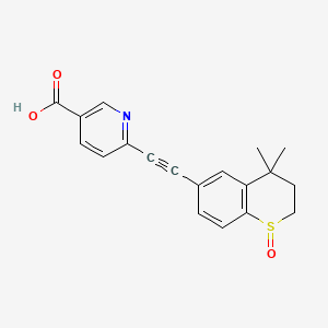 molecular formula C19H17NO3S B587908 Tazarotenic Acid Sulfoxide CAS No. 603952-64-3