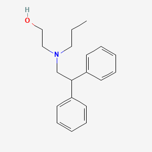 molecular formula C19H25NO B5879093 2-[(2,2-diphenylethyl)(propyl)amino]ethanol 