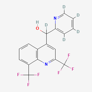 molecular formula C17H10F6N2O B587915 Dehydro Mefloquine-d5 CAS No. 1246819-32-8