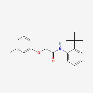 molecular formula C20H25NO2 B5879183 N-(2-tert-butylphenyl)-2-(3,5-dimethylphenoxy)acetamide 