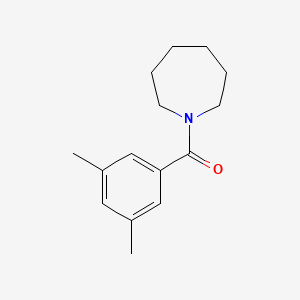 molecular formula C15H21NO B5879224 1-(3,5-dimethylbenzoyl)azepane 
