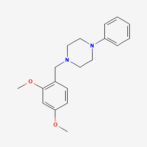 molecular formula C19H24N2O2 B5879234 1-(2,4-dimethoxybenzyl)-4-phenylpiperazine 