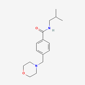 molecular formula C16H24N2O2 B5879238 N-isobutyl-4-(4-morpholinylmethyl)benzamide 