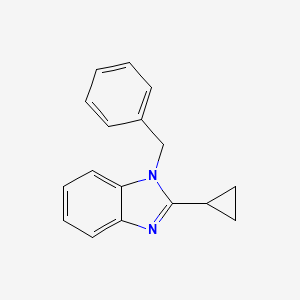 molecular formula C17H16N2 B5879260 1-benzyl-2-cyclopropyl-1H-benzimidazole 