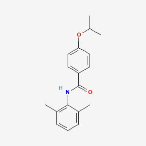 molecular formula C18H21NO2 B5879281 N-(2,6-dimethylphenyl)-4-isopropoxybenzamide 
