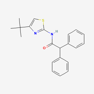 N-(4-tert-butyl-1,3-thiazol-2-yl)-2,2-diphenylacetamide