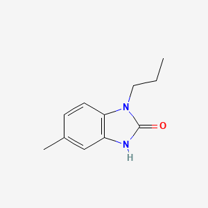 molecular formula C11H14N2O B587932 5-methyl-1-propyl-1H-benzo[d]imidazol-2(3H)-one CAS No. 155584-86-4