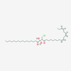 molecular formula C37H65ClO4 B587937 rac-1-Palmitoyl-2-linolenoyl-3-chloropropanediol CAS No. 1246833-14-6