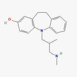 molecular formula C19H24N2O B587940 2-Hydroxy-N-desmethyl Trimipramine CAS No. 2064-14-4