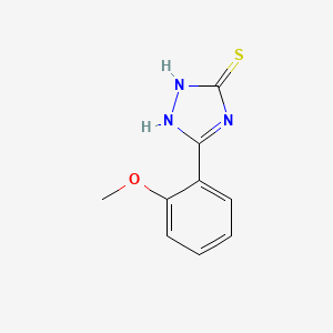 molecular formula C9H9N3OS B5879461 5-(2-methoxyphenyl)-2,4-dihydro-3H-1,2,4-triazole-3-thione CAS No. 39631-37-3
