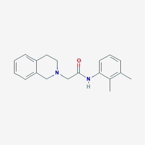 molecular formula C19H22N2O B5879557 2-(3,4-dihydro-2(1H)-isoquinolinyl)-N-(2,3-dimethylphenyl)acetamide 